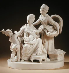 The Nursemaid, 1774 (sušenkový porcelán)